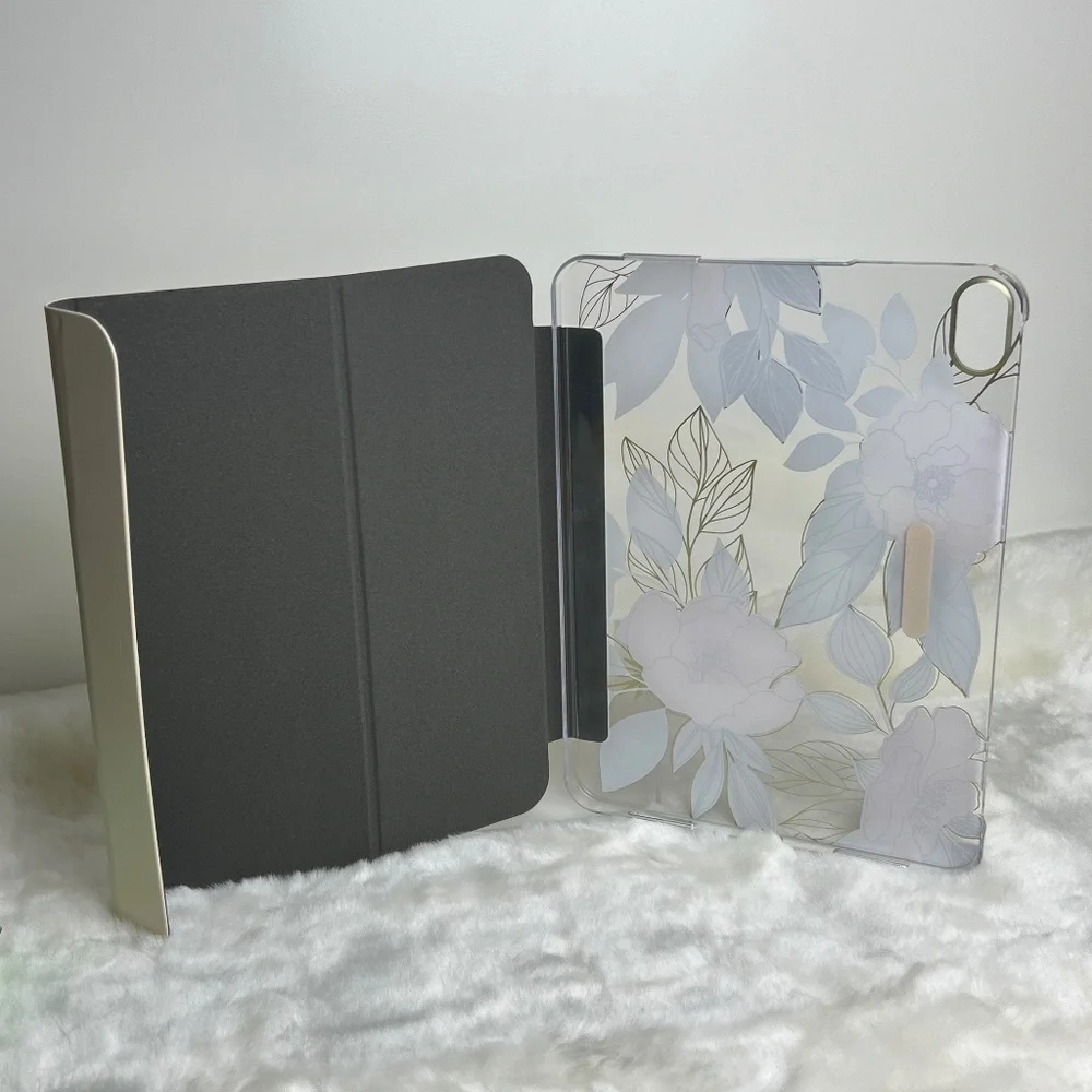 Elizabeth James iPad 10th Gen Stand Folio Protective Case Classy Floral Design